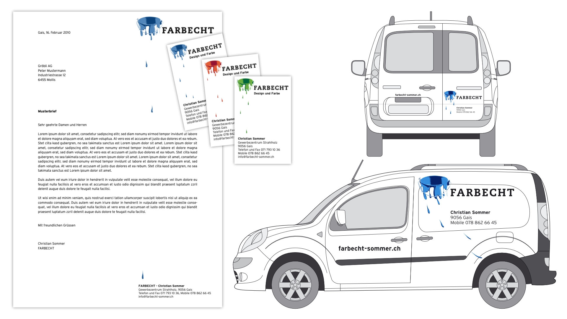 Branding Farbecht Sommer